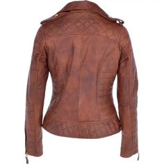 Womens Leather Biker Jacket, Shoulder Epaulettes, Leather Jacket Women, Leather Company, Mass Production, Leather Products, High Quality Shoes, Brown Leather Jacket, Leather Biker Jacket