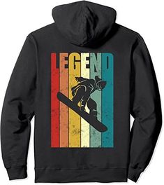 Snowboarding Legend Snowboarder Retro Vintage Pullover Hoodie Sport Shirt Outfit, Sports Shirt Outfit, Outfit Sport