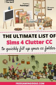 sims 4 clutter cc Sims 4 Homes, Sims 4 Clutter Cc, Realistic Sims, Living Room Sims 4, Gadgets Gifts, Sims 4 Kitchen, Cc Folder, Sims 4 Clutter, Sims 4 House Plans