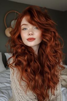 Ginger Hair Fair Skin, Witchy Red Hair, Copper Hair With Blue Eyes, Rose Gold Red Hair, In Hairstyles, Red Brown Hair Color Auburn, Rusty Brown Hair, Brick Red Hair, Dark Copper Hair Auburn