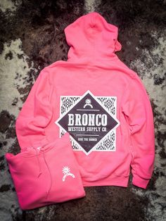 Havasu Hoodie - Neon Pink - Apparel - Bronco Western Supply Co. - Bronco Western Supply Co. Western Hoodies, Cute Western Outfits, Black And White Aztec, Western Fits, Casual Country Outfits, Western Wear Outfits, Western Boutique, Cute Country Outfits, Western Clothing