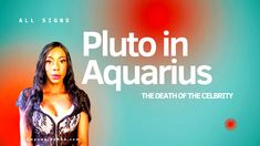 the poster for pluto in aquarius shows a woman with long black hair and an open bra