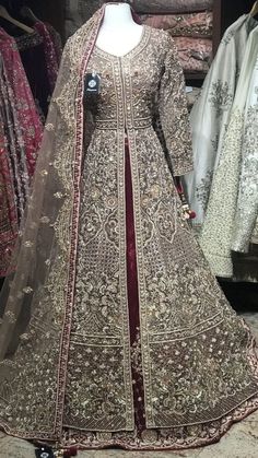 Designer Embroidered Anarkali Wedding Dress, Anarkali Wedding Dress Hand Embellished, Festive Silver Hand Embellished Dupatta, Festive Silver Hand-embellished Dupatta, Festive Hand Embellished Silver Dupatta, Traditional Wedding Dress With Designer Wear And Traditional Drape, Silver Traditional Wear With Intricate Embroidery For Designer Wear, Luxury Hand Embellished Gown For Weddings, Hand Embellished Semi-stitched Wedding Dress For Festive Occasions