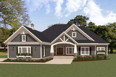 this is an artist's rendering of these house plans