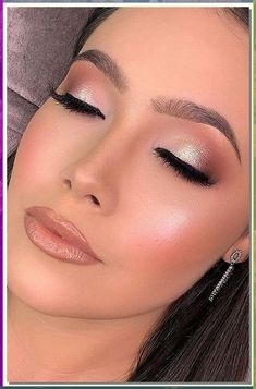 (Affiliate Link) Looking for the perfect wedding makeup for brown eyes? Look no further! These 8 stunning makeup ideas will make your eyes pop on your special day. From natural looks to glamorous styles, find the perfect inspiration for your bridal makeup here. Elevate your bridal beauty with these gorgeous wedding makeup ideas for brown eyes. #weddingmakeupforbrowneyes Eye Makeup For Wedding Bridesmaid, Eye Makeup For Brown Eyes Wedding, Blush Smokey Eye, Make Up Looks For Bridesmaid, Formal Party Make Up Look, Eyeshadow For Bride, Makeup Looks For Fuschia Dress, Prom Makeup Looks 2023, Rose Gold Formal Makeup