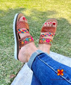 The best look for a woman is charisma combined with nice shoes. Look amazing with these beautiful Mexican Huaraches. Beaded sandals Fashion and comfortable. Mexican sandals, Leather Mexican Sandals, Mexican Shoes for women with colorful, huaraches in all sizes *The color may vary slightly as sandals are handmade and every piece is unique. *Sandals are printed in México standard size number but published sizes are US SIZES. *Genuine leather, vegetable-based dyes, and recycled rubber soles. The genuine leather huaraches will stretch and mold to your feet. Becoming softer every time you wear them and will provide durability and comfort. *Select your size, if you use 7.5 order a 7. If you are a 7 order a 7. The leather will mold by use, they stretch. If your feet are wide and thick please size Bohemian Multicolor Open Toe Huaraches, Multicolor Open Toe Sandals For Cinco De Mayo, Bohemian Beach Sandals For Cinco De Mayo, Bohemian Sandals For Beach And Cinco De Mayo, Cinco De Mayo Multicolor Open Toe Sandals, Bohemian Open Toe Sandals For Fiesta, Traditional Summer Sandals For Fiesta, Traditional Huarache Sandals For Beach And Cinco De Mayo, Bohemian Closed Toe Sandals For Fiesta