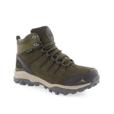 Pacific Mountain-Boulder Hiking Boot - Women's Take on any hike with ease in the Boulder hiking boot from Pacific Mountain. A waterproof design and multidirectional lug sole ensure a secure and comfortable fit. Click here for Boot Measuring Guide. Khaki Waterproof Lace-up Hiking Boots, Khaki Lace-up Waterproof Hiking Boots, Rugged Lace-up Combat Boots For Outdoor, Durable High-top Combat Boots For Outdoor Activities, Durable Lace-up Combat Boots For Outdoor, Brown Lace-up Combat Boots For Outdoor, Waterproof Lace-up Hiking Boots For Camping, Rugged High-top Combat Boots For Outdoor Activities, Rugged High-top Combat Boots For Outdoor