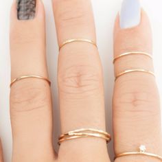 Wide Diamond Bands, Amethyst Wedding Band, Rings Delicate, Midi Rings Gold, Pear Shaped Diamond Ring, Geode Jewelry, Stackable Diamond Rings, 14k Gold Wedding Band, Knuckle Ring