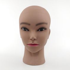 Store Home | Crafts | Clothing, Shoes & Accessories | Health & Beauty | Home & Garden | Jewelry & Watches | Sporting Goods Bald Famale Mannequin Head Model Brown SturDY Durable with   Description: Size:Head measures approximately 10.2 Inch (26 CM) in and 20 Inch (50 CM) in circumference ,do not fade, smooth to touch and good to use,suitable for professional or personal use. Fine quality slip on head with full make up.Can make and use . Multiple functions to meet different needs, long service life, reusable, easy to use and clean.Safe and , safe to use. Please clean and dry as soon as possible after it has been dirty. Please do not cut the head. Please pack it in a cool place when not in use. Specification: Color: Dark Brown, Chocolate Height: 10.2 Inch (26 CM) Head Circumference: 20 Inch ( Head Model, Bald Women, Female Head, Mannequin Head, Mannequin Heads, Wig Making, Doll Head, Cosmetology, The Head