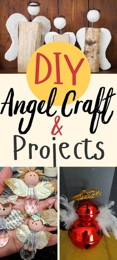 diy angel crafts and projects with text overlay