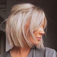 Bob Hairstyles Shoulder Length, Blonde Hair Transformations, Blonde Bob Hairstyles, Beauty Hairstyles, Blonde Hair Inspiration, Fresh Hair