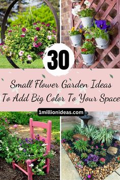 small flower garden ideas to add color to your space