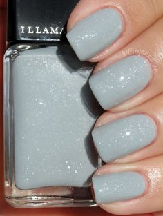 Illamasqua - Raindrops Grey Nail Polish, Nail Blog, Daily Nail, Gray Nails, Fabulous Nails, Funky Nails