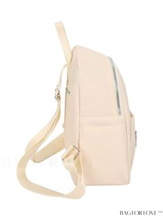 BagForLove - Versatile and Compact Front-Opening Backpack Product Description Color Beige Strap Type Adjustable Composition 100% Polyester Style Elegant Material Fabric Bag Size Medium Pattern Type Plain Size Chart INCH CM Handle Height Strap Length Bag Height Bag Width Bag Length 2.8 inch 31.5 inch 12.2 inch 4.7 inch 9.8 inch Handle Height Strap Length Bag Height Bag Width Bag Length 7 cm 80 cm 31 cm 12 cm 25 cm Details Pictures Similar Products h2 { text-align: center; } /* æ¢è¡ */ li{ white On-the-go Beige Backpack With Zipper Closure, Beige Backpack With Zipper Closure For On-the-go, Cream Bags With Adjustable Straps For Everyday, Cream Bag With Adjustable Straps For Daily Use, Cream Everyday Bag With Adjustable Straps, Beige Leather Backpack With Removable Pouch, Cream Leather Backpack With Adjustable Strap, Casual Beige Leather Backpack With Removable Pouch, Beige Softback Backpack With Adjustable Straps