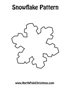 the snowflake pattern is shown in black and white