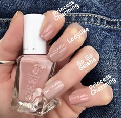 Princess Charming Essie Nail Colors, Nail Polish Swatches, Princess Charming, Gel Couture, Essie Gel, Gel Nail Colors, Essie Nail Polish, Essie Nail