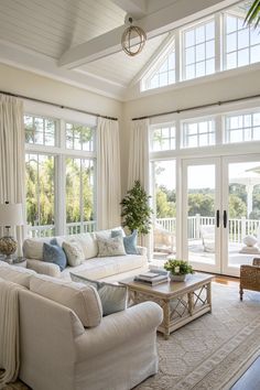 Modern Farmhouse Living Room Ideas Modern Farmhouse Living Room Ideas, Modern Farmhouse Living Room, Sheer Curtains, Large Windows, Modern Farmhouse, Farmhouse, Curtains, Living Room, Design