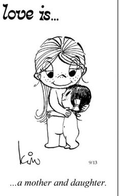 a black and white drawing of a girl holding an apple