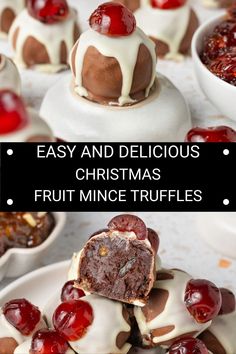 These Christmas Fruit Mince Truffles will be the perfect addition to your festive celebrations. We add our Homemade Fruit Mince to a rich, creamy, dark chocolate ganache, roll into truffles and finish with two more kinds of chocolate; can there ever be too much chocolate? They are the ultimate, melt-in-the-mouth chocolate indulgence, a real treat for your loved ones.