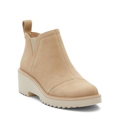 PRICES MAY VARY. Mid wedge bootie with suede uppers and asymmetric toe detail Features removable insole, heel pull tab, side zip, and lateral V gore for easy on and off OrthoLite Eco LT Hybrid insoles made with 26% eco content (15% waste foam, 5% recycled content and 6% bio-oils) EVA wedge outsole with TPR welt Wedge height is approximately 2" and shaft height is approximately 3 1/2" Bio Oil, Wedge Bootie, Recycled Rubber, Pull Tab, Panel Siding, Side Zipper, Side Zip, Shoes Jewelry, Casual Women