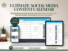 the ultimate social media content calendar is now available for all users to view and share