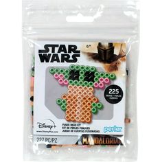 star wars perler bead kit with darth vader head on the back