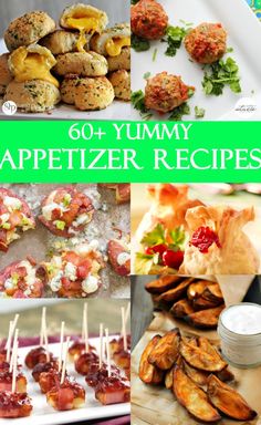 an image of appetizer recipe collage