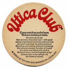 a wooden coaster with the words africa club on it's front and back side