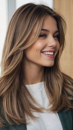 #blondehair #hairgoals #hairinspo #blondelife #blondebeauty #blondebombshell #blondeambition #blondepower #blondehairdontcare #blondelove #blondehairideas #blondehairtrends #blondehaircolor #blondehaircare #blondehaircrush Long Bangs Medium Length Hair, Cute Haircuts For Medium Hair With Layers Shoulder Length, Best Hairstyles For Straight Hair, Layered Hair Women, Fine Hair Hairstyles Long, Medium Layers With Face Framing Pieces, Bangs Layers Medium, Medium Haircut For Fine Hair, Medium Long Haircut For Fine Hair