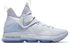 the nike kd trey white and blue basketball shoe