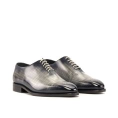 Havier whole cut patina shoes - Premium Men Dress Shoes from Que Shebley - Shop now at Que Shebley Gray Leather Shoes, Patina Style, Men's Dress Shoes, Oxford Shoes Men, Hand Painted Leather, Men's Shoe, Fine Print, Painting Leather, Grey Shoes