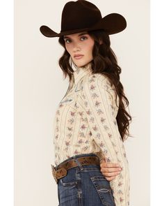 Country T Shirts, Cowgirl Fashion, Western Long Sleeve Shirt With Buttons, Western Style Cotton Button-up Tops, Womens Western Tops, Snap Button Button-up Tops For Rodeo, Western Long Sleeve Shirt With Button Closure, Dan Post Boots Woman, Justin Boots Womens