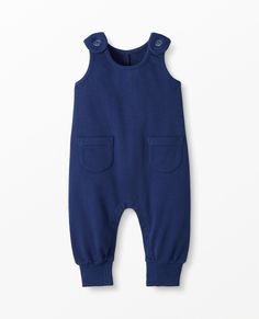 Baby Pocket Overalls In Organic French Terry | Hanna Andersson Leg Snaps, French Baby, Baby Swimwear, Best Pajamas, Matching Family Pajamas, Boys Romper, Boys Pajamas