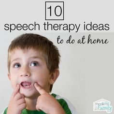 10 speech therapy ideas to do at home. Repinned by SOS Inc. Resources pinterest.com/sostherapy/. Preschool Speech, Speech Therapy Resources