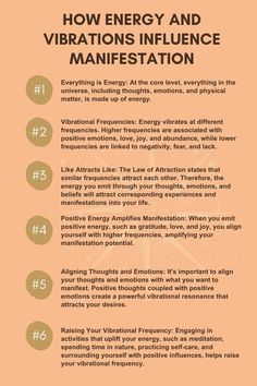 Manifesting Good Energy, Vibrational Energy Chart, Law Of Energy, Manifestation Frequencies, Attracting Energy, Manifest Energy, Attraction Energy, Energy Attraction, Vibrations Energy