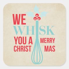 we whisk you a merry christmas card