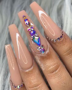 Extra Acrylic Nails, Leave Nails, 15 Party Ideas, Flare Nails, Nail Designs Colors, Long Acrylic Nail, Acrylic Nails Nude, Long Acrylic Nail Designs, Creative Nail Art