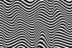 an abstract black and white background with wavy lines