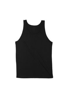 Mens Tank T-Shirt Black - Perfect TShirt Co Cotton Tank T-shirt For Athleisure, Athleisure Cotton Tank T-shirt, Black Muscle Tee For Summer Workouts, Moisture-wicking Cotton Tank Vest, Casual Tank Top For Streetwear, Moisture-wicking Cotton Tank Top, Basic Sleeveless Tank Top For Gym, Basic Sleeveless Gym Tank Top, Black Tank T-shirt For Gym