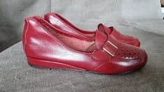 "In leather with leathersole Size 3.5 inside 22.8 cm width 7.5 cm Size 4 inside 23.4 cm width 7.5 cm Size 4.5 inside 23.5 cm width 7.5 cm Size 5 inside 24 cm width 7.5 cm Our shoes have never been used and are in excellent condition. Most of our pairs will be delivered in the original carton. As they have been in storage for 40+ years, they can have a bit of an \"attic\" smell. If you use your shoes this will soon be gone If you buy many pairs we will refund any shipping overages Always use a sh 60s Photos, 60s Cocktail Dress, Womens Loafers, Vintage Sandals, Your Shoes, Buy Shoes, Vintage Shoes, Loafers For Women, 40 Years