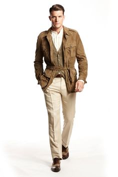 Gentlemen's Club, Masculine Fashion, Mens Fashion Smart, Mens Fashion Classic, Safari Jacket, Men Style Tips, Modern Man