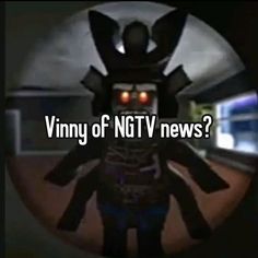 an image of a person with the words vinyl of nttv news