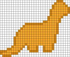 a cross stitch pattern with an orange cat on it's back and yellow tail