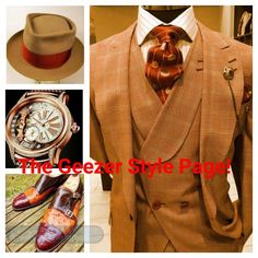 Clothes For Big Men, Gentleman Mode, Mens Dress Hats, Distinguished Gentleman, Bespoke Suits, Dapper Mens Fashion, Classy Suits