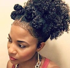 Dr Hairstyles, Curly Braided Hairstyles, Natural Hair Pictures, Bun With Curls, Hair Shrinkage, Afro Puffs, Curly Hair Ponytail, Afro Hair Care, Exotic Hairstyles