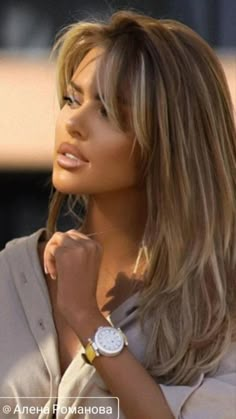 Hair Color And Cut, Long Layered Hair, Haircuts For Long Hair, Long Blonde, Hair Inspiration Color, Long Hair Cuts, Medium Length Hair Cuts, Cortes De Cabello, Great Hair