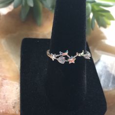 New Never Worn Ss Moon And Stars Ring. Size 7 Moon And Stars Ring, Stars Ring, Moon And Star Ring, 7 Rings, Star Ring, Moon And Stars, Stars And Moon, Womens Jewelry Rings, Ring Size