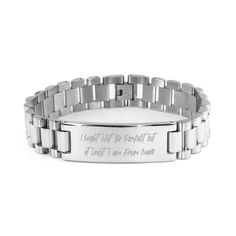 This timeless Maine engraved bracelet is completely handcrafted and packaged in an exquisite bag of the highest quality. It's made of silver stainless steel that's highly resistant to rust, corrosion, and tarnishing. Product Features - Maine Engraved Stainless Steel Chain Bracelet. - A perfect gift for anyone on a special day. Give it to someone you love on their birthday, wedding anniversary, Valentines Day, Christmas, or any other special event. - This chain bracelet is made of 100% high-quali Bracelet Inspiration, Bracelet Christmas, Birthday Bracelet, Moon Gifts, Inspirational Bracelets, Christmas Bracelet, Handcrafted Accessories, Engraved Bracelet, Employee Gifts