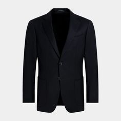 This navy Havana blazer is as versatile as it is refined. Tailored slim with a natural shoulder, it's an elegant go-to for any smart casual or business occasion. Slim Fit Blazers, Unique Fits, Wool Flannel, The Navy, Style Expert, Fine Fabric, Wool Fabric, Smart Casual, Fashion Advice