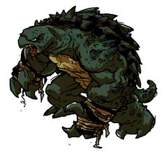 an image of a monster with big claws